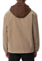 RedBridge Winterjacke mit Kapuze Beige/Khaki/Braun