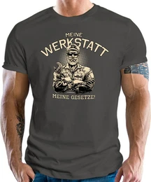 T-Shirt meine Werkstatt - meine Gesetze
