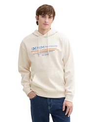 TOM TAILOR Denim Sweatshirt Hoodie mit Print 