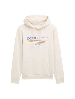 TOM TAILOR Denim Sweatshirt Hoodie mit Print 