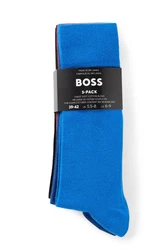BOSS Businesssocken RS Uni Col CC mit Schriftzug Blau/Dunkelblau/Mischfarben
