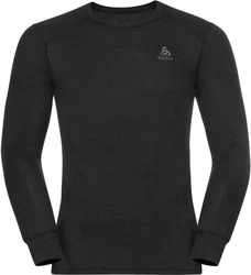 Odlo Unterhemd BL TOP Crew Neck L/S ACTIVE WA Schwarz