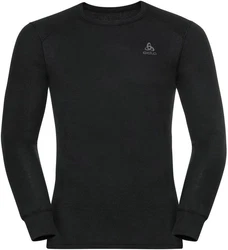 Odlo Unterhemd BL TOP Crew Neck L/S ACTIVE WA Schwarz