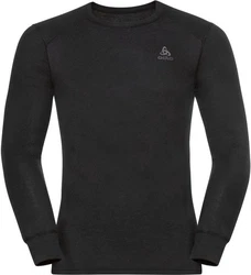 Odlo Unterhemd BL TOP Crew Neck L/S ACTIVE WA Schwarz