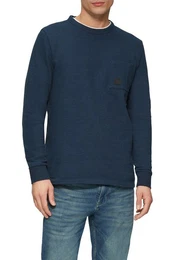 Longsleeve mit Logo Stickerei