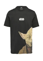 s.Oliver Shirt STAR WARS Schwarz/Braun