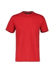 LERROS Basic T-Shirt mit Logostitch unifarben