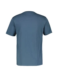 LERROS Basic T-Shirt mit Logostitch unifarben