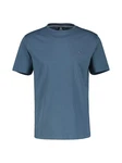 LERROS Basic T-Shirt mit Logostitch unifarben