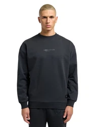 CARLO COLUCCI Sweatshirt D'ottavio Dunkelblau/Dunkelgrau/Schwarz/Grau