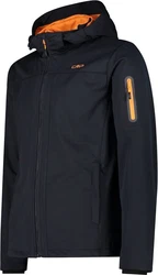 CMP Trekkingjacke MAN JACKET ZIP HOOD Anthrazit/Flamme