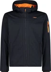 CMP Trekkingjacke MAN JACKET ZIP HOOD Anthrazit/Flamme