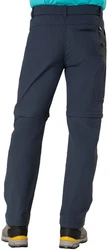 Spitzbergen Trekkinghose Zip-Off Dunkelblau/Blau/Grau