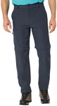 Spitzbergen Trekkinghose Zip-Off Dunkelblau/Blau/Grau