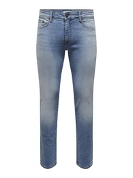 Slim-fit-Jeans Jeans Slim Fit Stretch-Denim Helle Waschung 8310 in Hellblau
