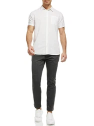 Indicode Herren Rodekro Chinohose Super Stretch mit 4 Taschen Dunkelgrau/Hellgrau/Grau/Khaki