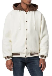Winterjacke mit Kapuze - Sportlicher Stil in hochwertiger Strukturoptik