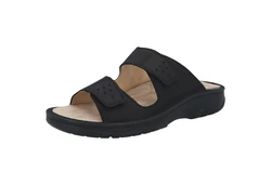 BERKEMANN Berkemann Berkoflex Luis Pantolette Sandale Schwarz/Beige
