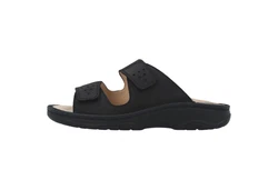 BERKEMANN Berkemann Berkoflex Luis Pantolette Sandale Schwarz/Beige