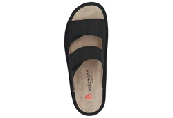 BERKEMANN Berkemann Berkoflex Luis Pantolette Sandale Schwarz/Beige
