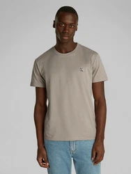 Calvin Klein Jeans T-Shirt 2 PACK MONOLOGO Logodruck Khaki/Beige/Braun