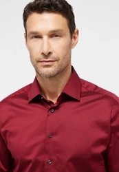 Eterna Langarmhemd MODERN FIT NON IRON Dunkelrot/Rot/Bordeaux