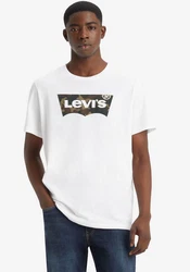 LEVI'S T-Shirt Graphic Set-In Neck Rot/Braun