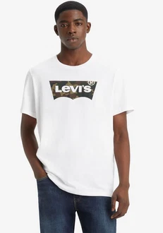 LEVI'S T-Shirt Graphic Set-In Neck Rot/Braun