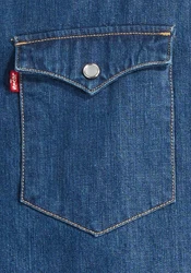 LEVI'S Hemd Barstow Western Standard blue denim