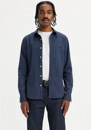 Levi's Jeanshemd BATTERY HM SHIRT SLIM mit Logobadge