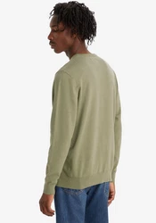 LEVI'S Pullover Lightweight Housemark Sweater Dunkelgrün/Khaki/Grün