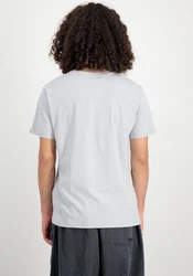ALPHA INDUSTRIES T-Shirt Grau/Silber