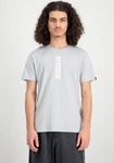 ALPHA INDUSTRIES T-Shirt Grau/Silber