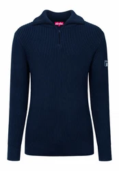 Derbe Strickpullover Matrosenplnn Dunkelblau