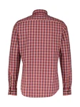 LERROS Karohemd mit Button-down-Kragen Rot/Lila/Dunkelrot