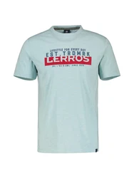LERROS T-Shirt mit Brustprint Grün/Hellblau/Blau/Türkis