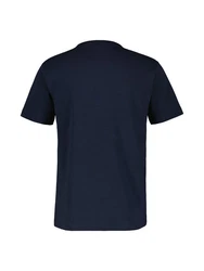 LERROS T-Shirt mit Brustprint unifarben