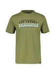 LERROS Unifarbenes T-Shirt mit Print Dunkelgrün/Khaki