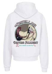 F4NT4STIC Kapuzenpullover Disney Villians Cruella Driving Academy Silber/Weiß/Rot