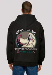 F4NT4STIC Kapuzenpullover Disney Villians Cruella Driving Academy Rot/Braun/Grau/Schwarz/Weiß