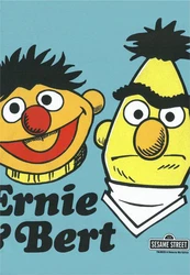 LOGOSHIRT T-Shirt Sesamstrasse - Ernie & Bert Blau/Hellblau