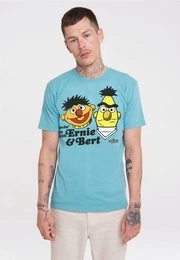T-Shirt Sesamstrasse - Ernie & Bert, Havin Fun mit angesagtem Ernie & Bert-Print