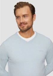 s.Oliver Strickpullover Hellblau/Blau