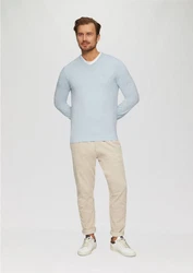 s.Oliver Strickpullover Hellblau/Blau