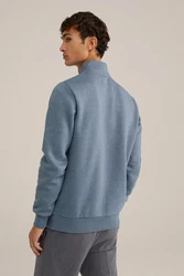 WE Fashion Sweater Grau/Blau/Dunkelblau
