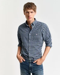 Gant Langarmhemd Dunkelblau/Grau/Blau/Hellblau