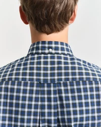 Gant Langarmhemd Dunkelblau/Grau/Blau/Hellblau