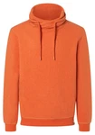 Timezone Sweatshirt Scarf Collar Orange
