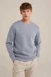 WE Fashion Sweater Grau/Hellblau/Blau