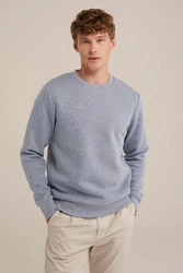 WE Fashion Sweater Grau/Hellblau/Blau